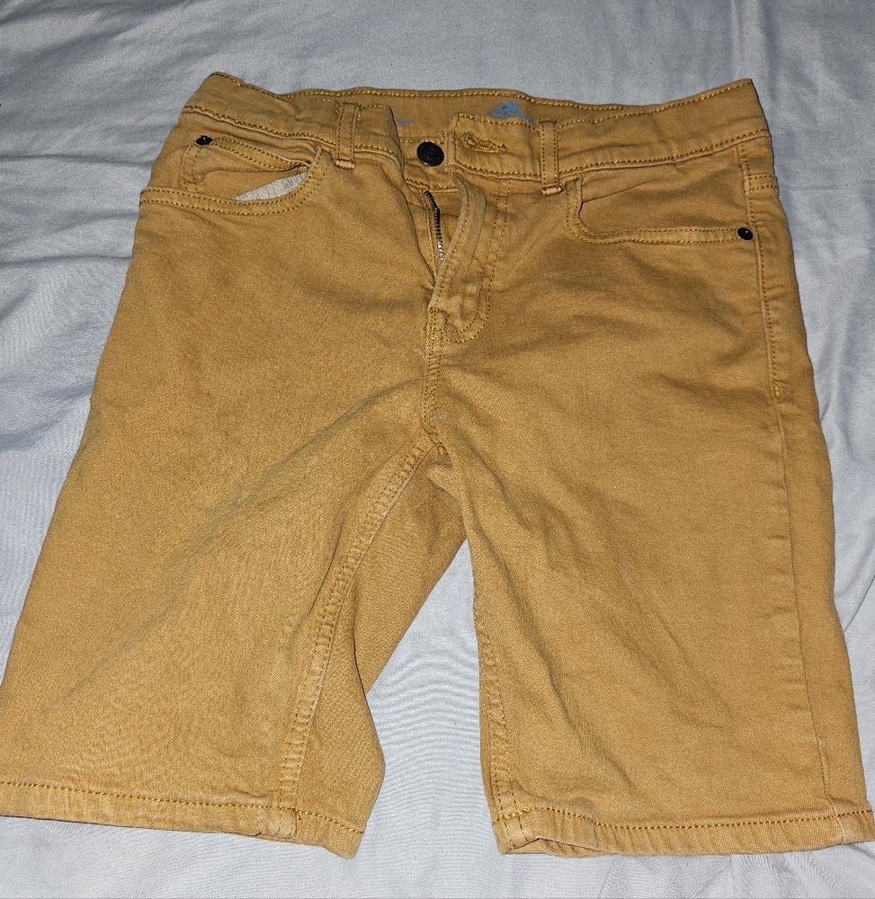 THERE ABOUTS Boys  Chino Shorts Yellow Size 14